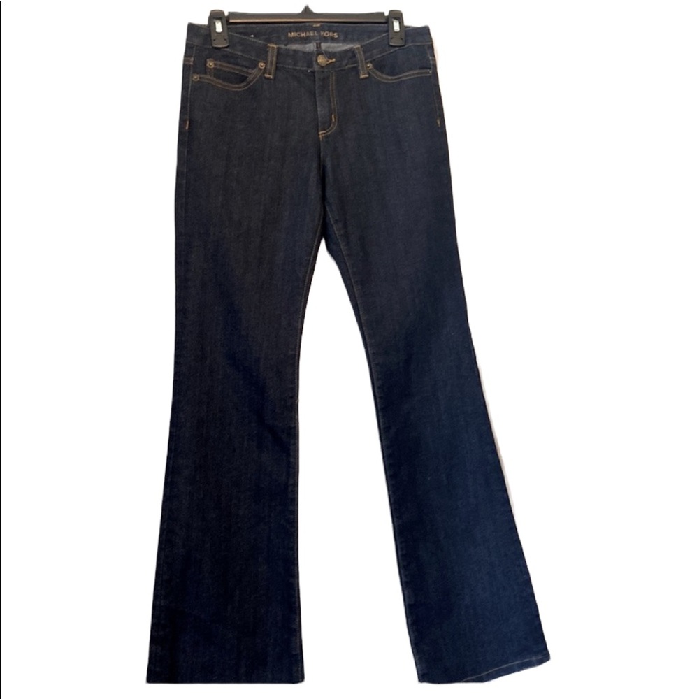Michael Kors Dark Blue Flare Cut Jeans